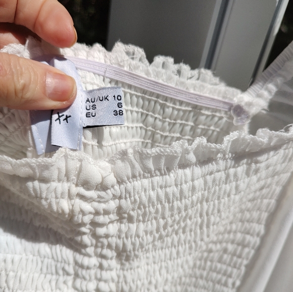 Princess Polly balloon sleeve white dress - Picture 10 of 16